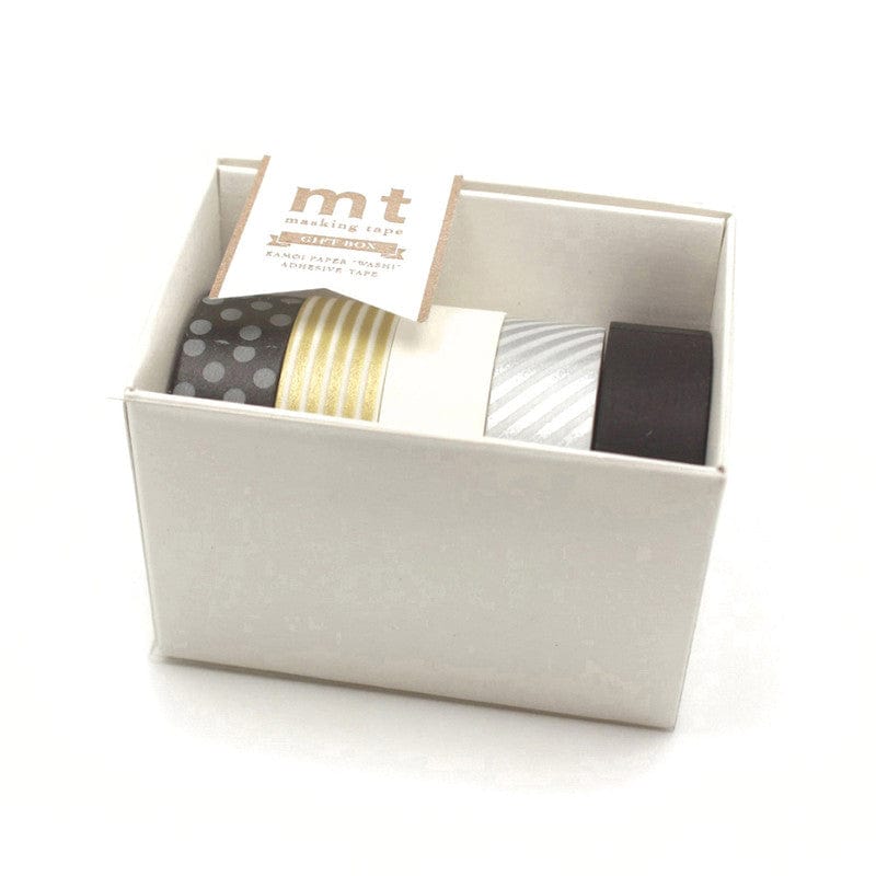 5 rolls - mt Monotone Gift Box Set - Japanese Washi Tape