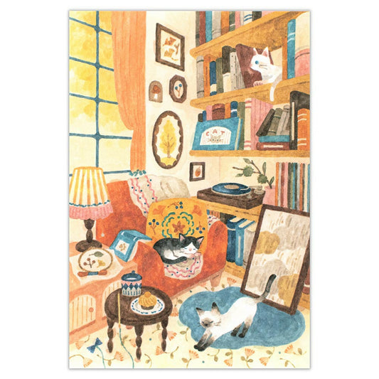 NB Co. x Nakauchi Waka Postcard - Autumn of Reading