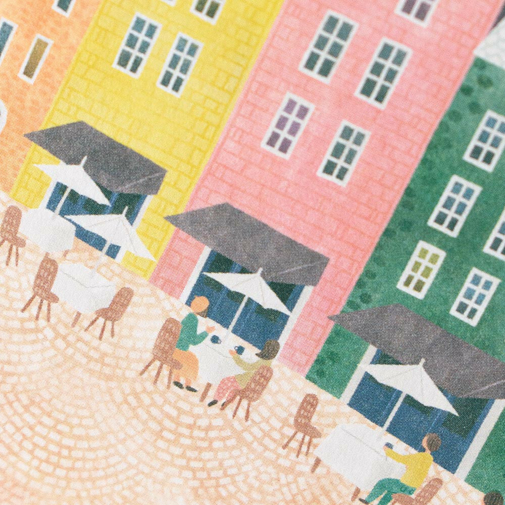 NB Co. x Nahoko Kumagai Postcard - Cafe and Town