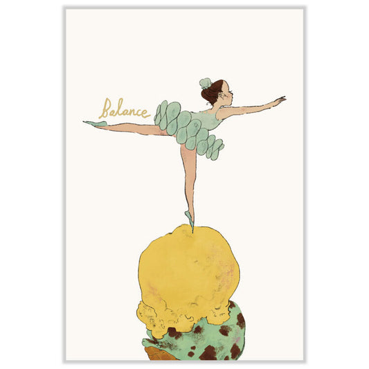 Rei Kurahashi Postcard - Balance