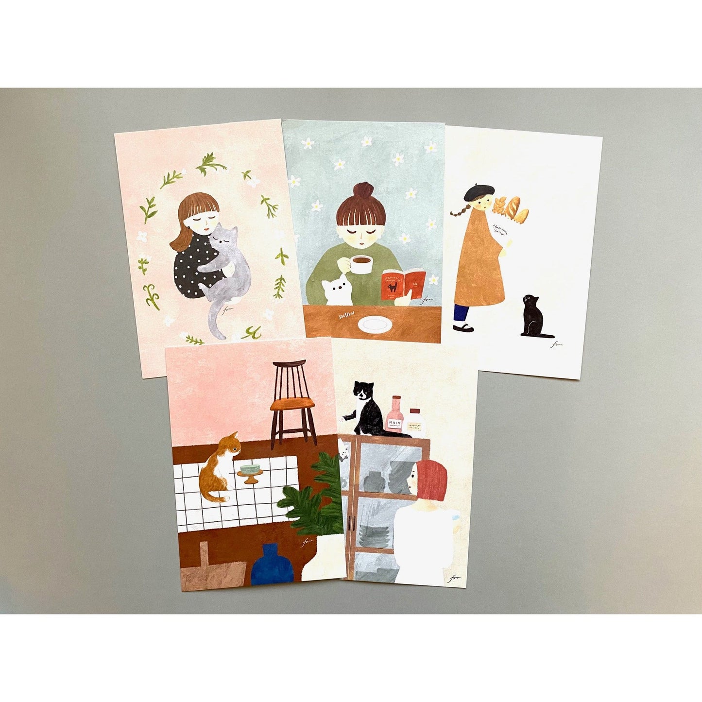 Cozyca Products x Mariko Fukuoka Postcard Booklet – Meow