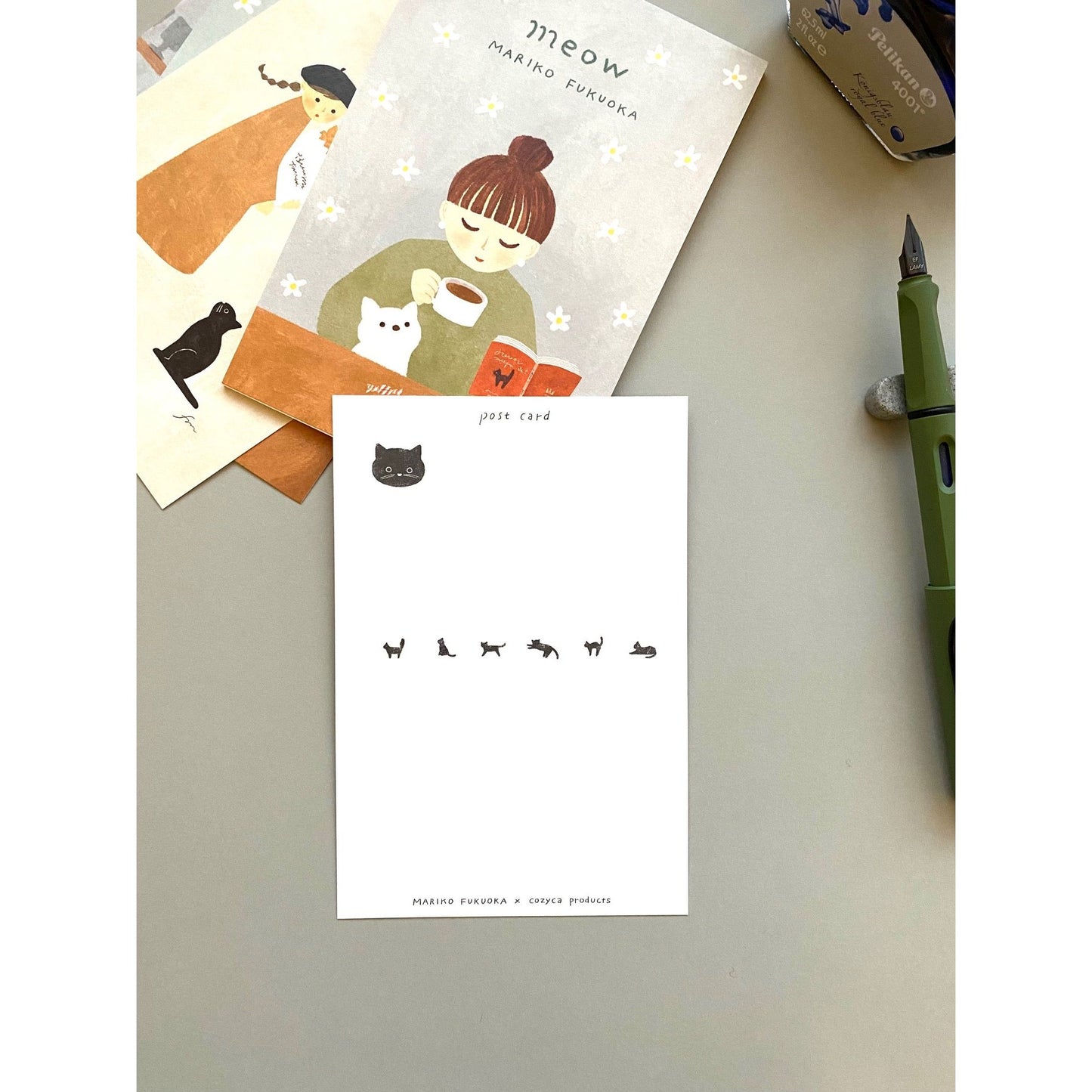 Cozyca Products x Mariko Fukuoka Postcard Booklet – Meow