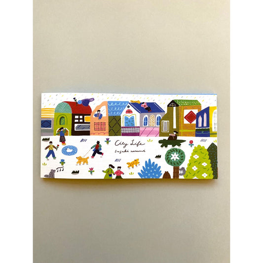 Cozyca Products x Narumi Suzuki Ippitsusen Memo Pad -City Life