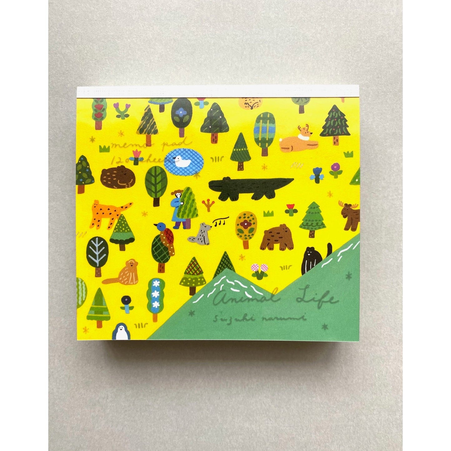 Cozyca Products x Narumi Suzuki Block Memo Pad - Animal Life