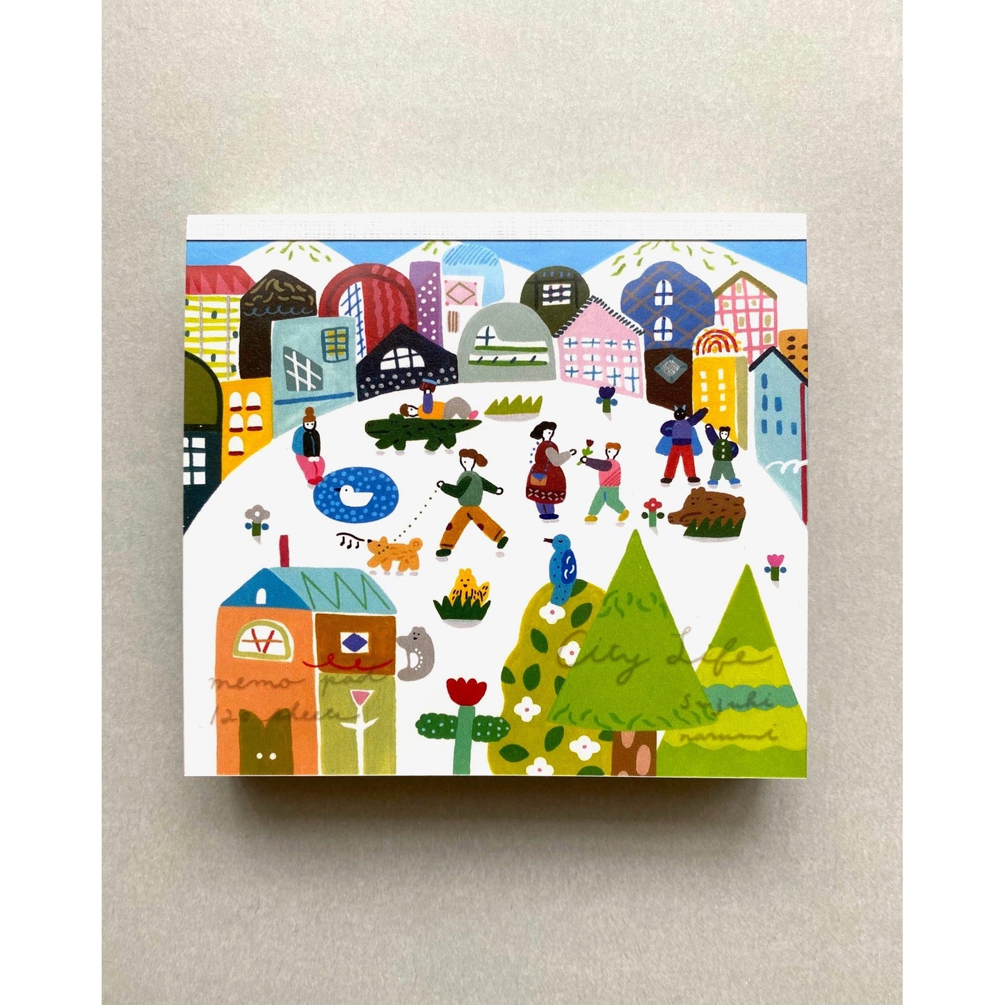 Cozyca Products x Narumi Suzuki Block Memo Pad - City Life