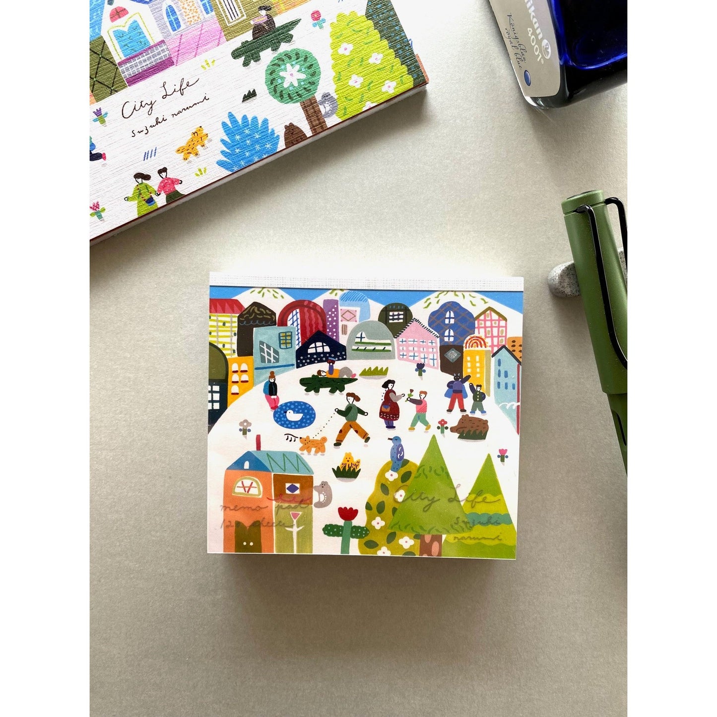 Cozyca Products x Narumi Suzuki Block Memo Pad - City Life