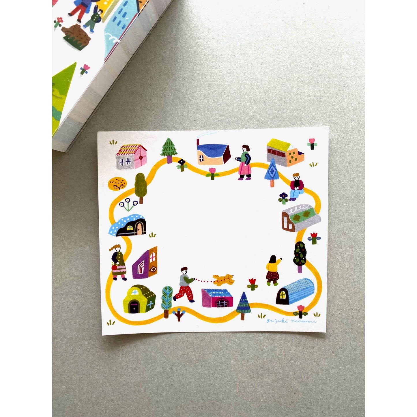 Cozyca Products x Narumi Suzuki Block Memo Pad - City Life