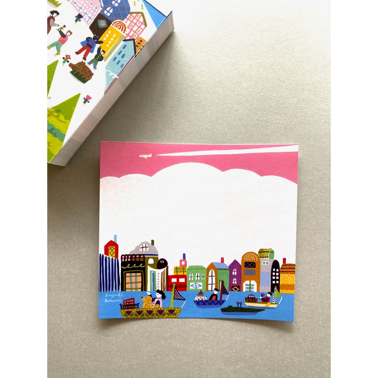 Cozyca Products x Narumi Suzuki Block Memo Pad - City Life