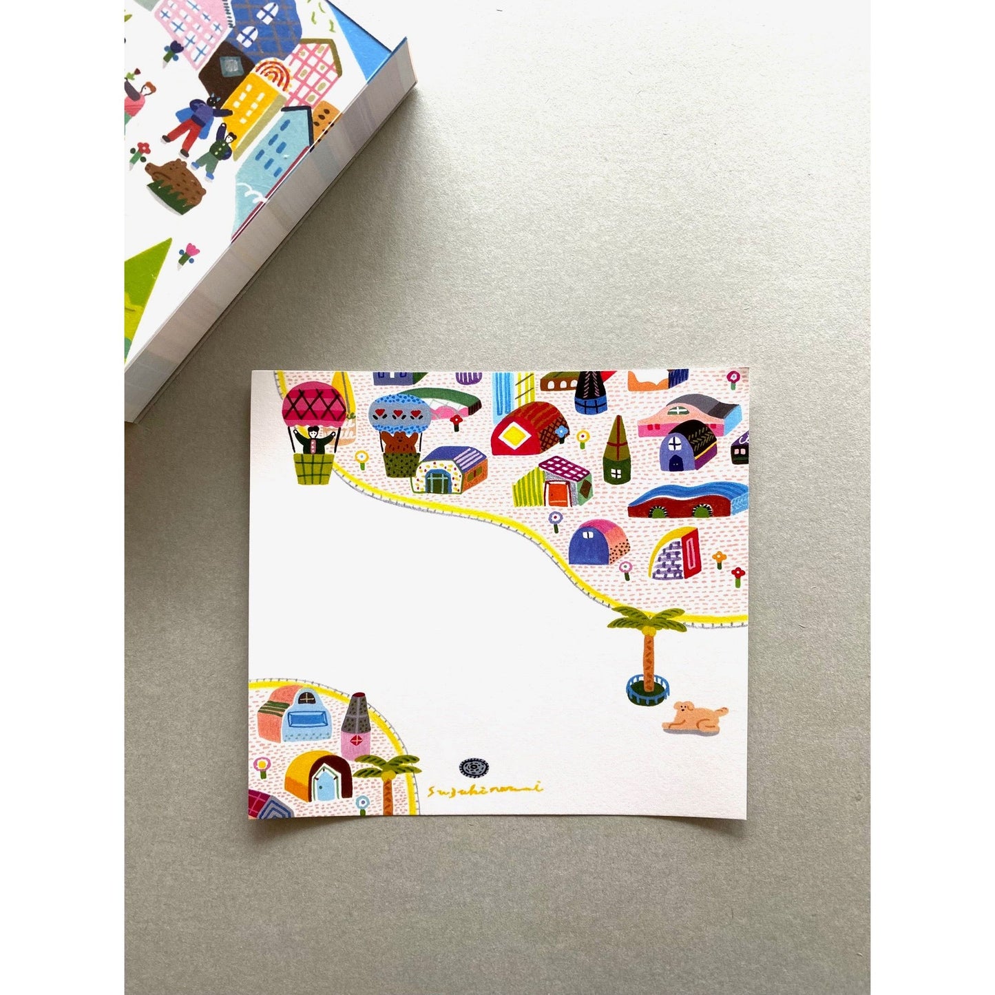 Cozyca Products x Narumi Suzuki Block Memo Pad - City Life