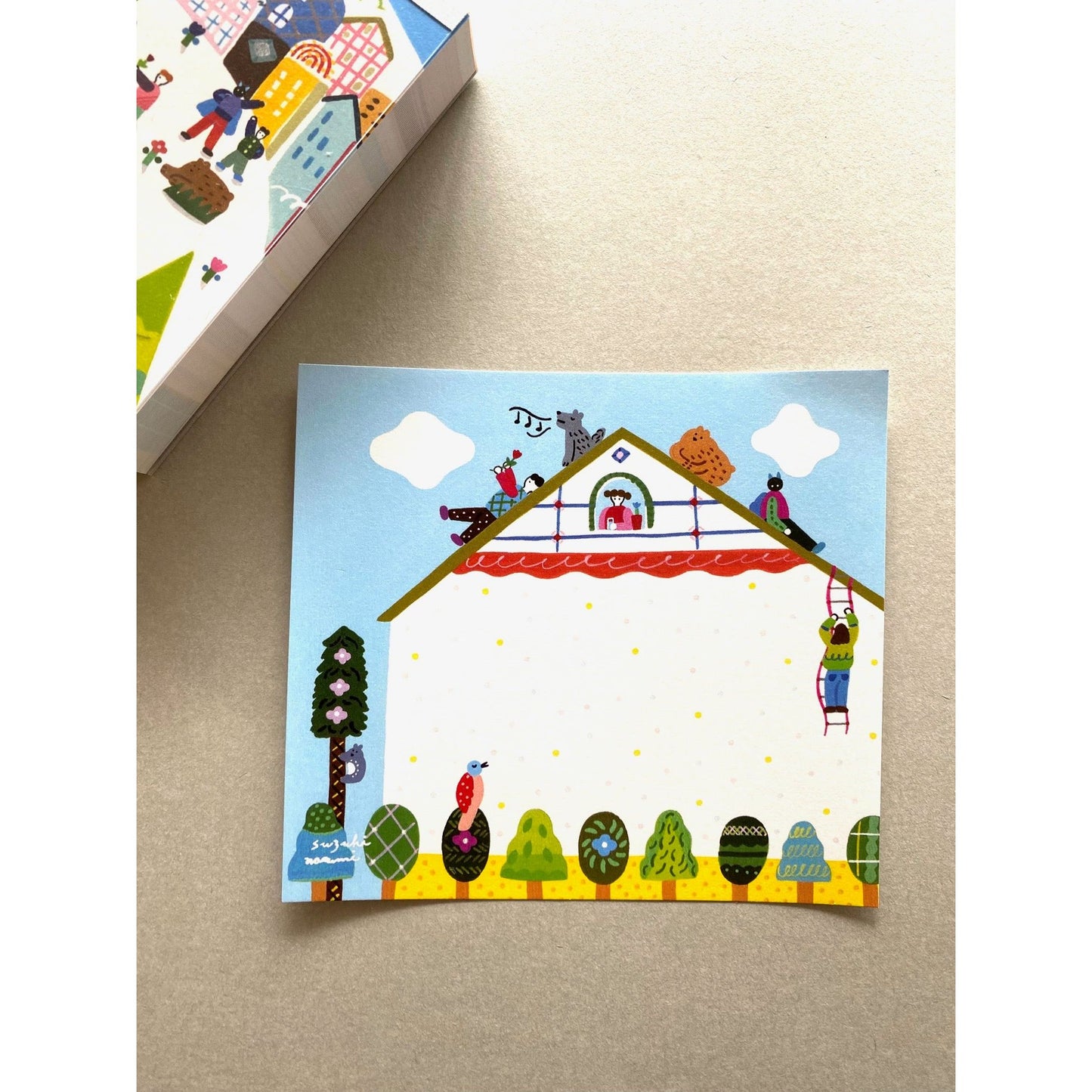 Cozyca Products x Narumi Suzuki Block Memo Pad - City Life