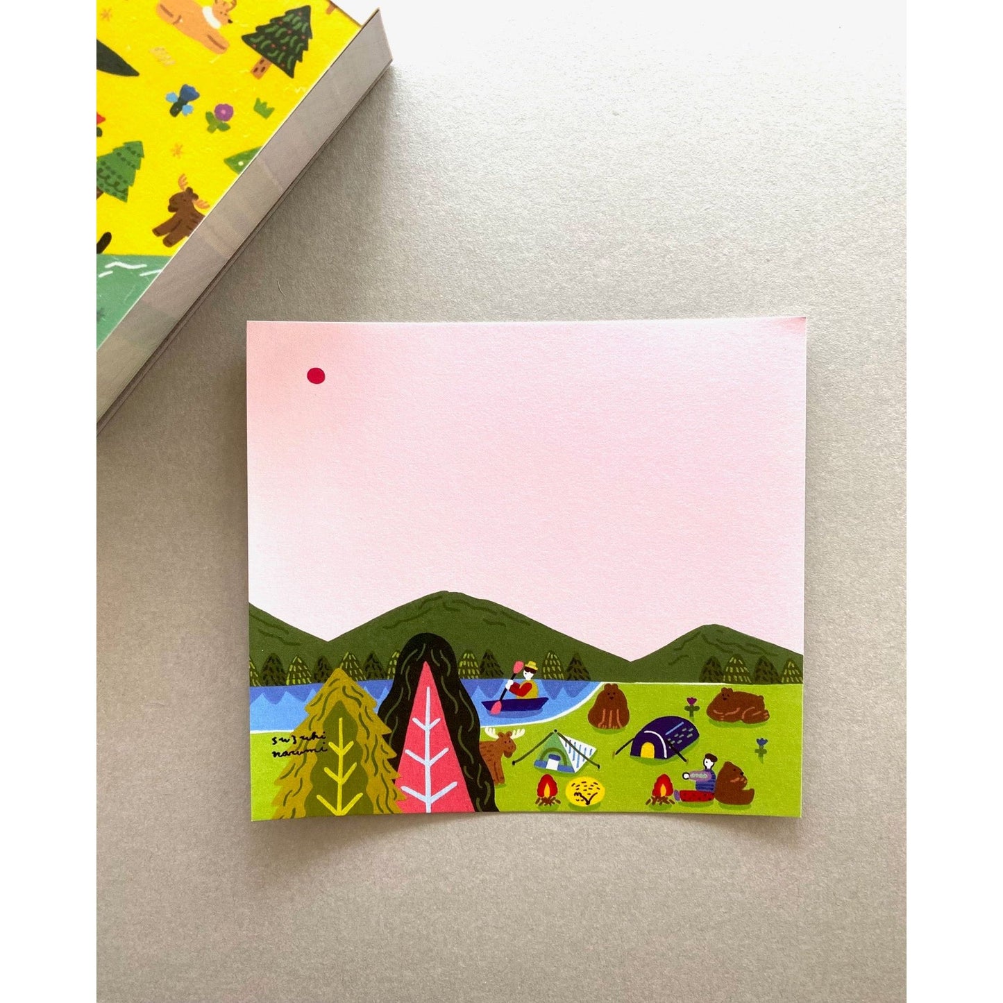 Cozyca Products x Narumi Suzuki Block Memo Pad - Animal Life