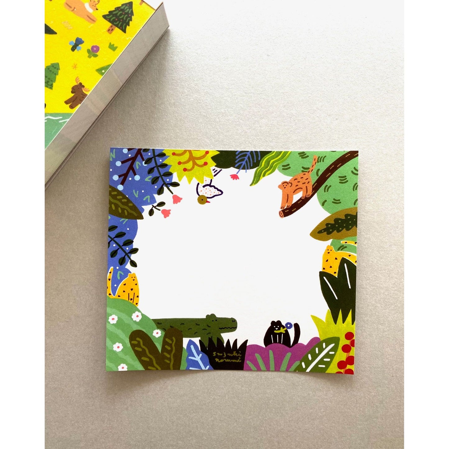 Cozyca Products x Narumi Suzuki Block Memo Pad - Animal Life