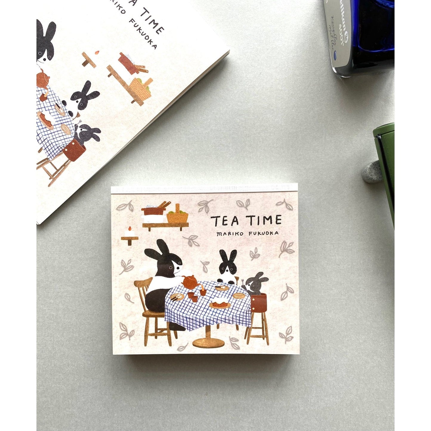 Cozyca Products x Mariko Fukuoka Block Memo Pad - Tea Time