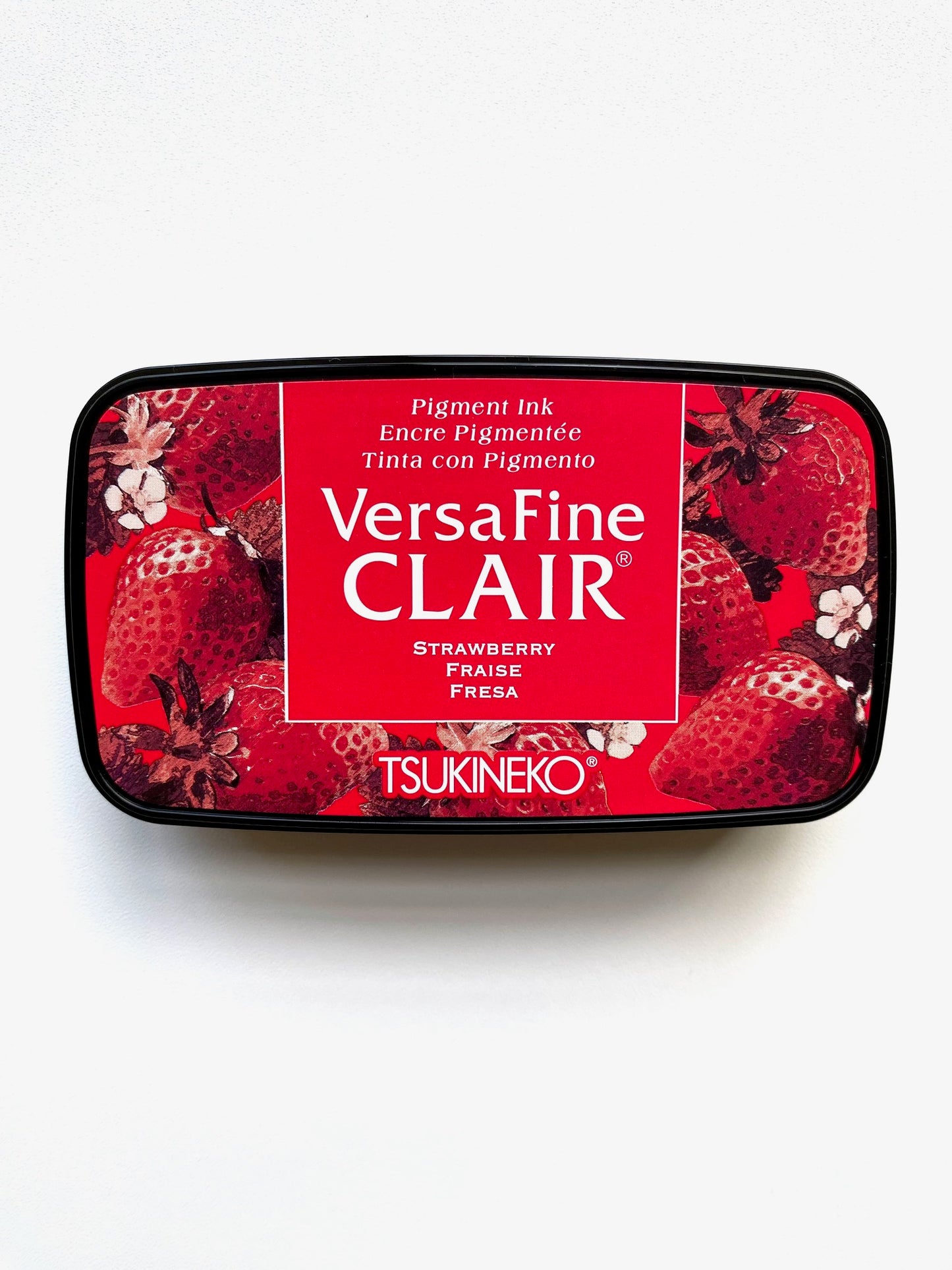 Tsukineko VersaFine Clair Stamp Ink Pad - Strawberry