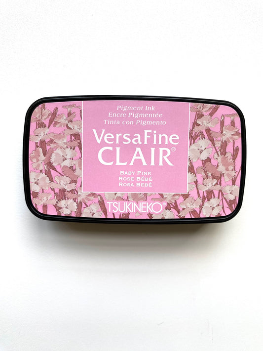 Tsukineko VersaFine Clair Stamp Ink Pad - Baby Pink