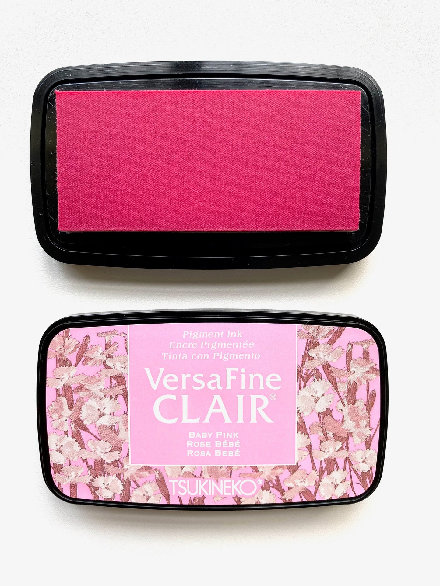 Tsukineko VersaFine Clair Stamp Ink Pad - Baby Pink