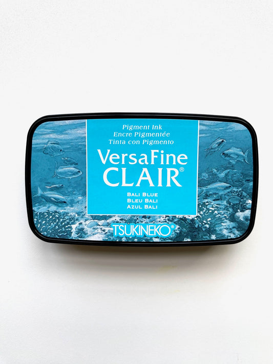 Tsukineko VersaFine Clair Stamp Ink Pad - Bali Blue