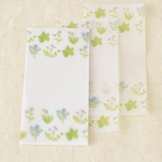 Seitousha Vellum Memo Pad - Over the Winter