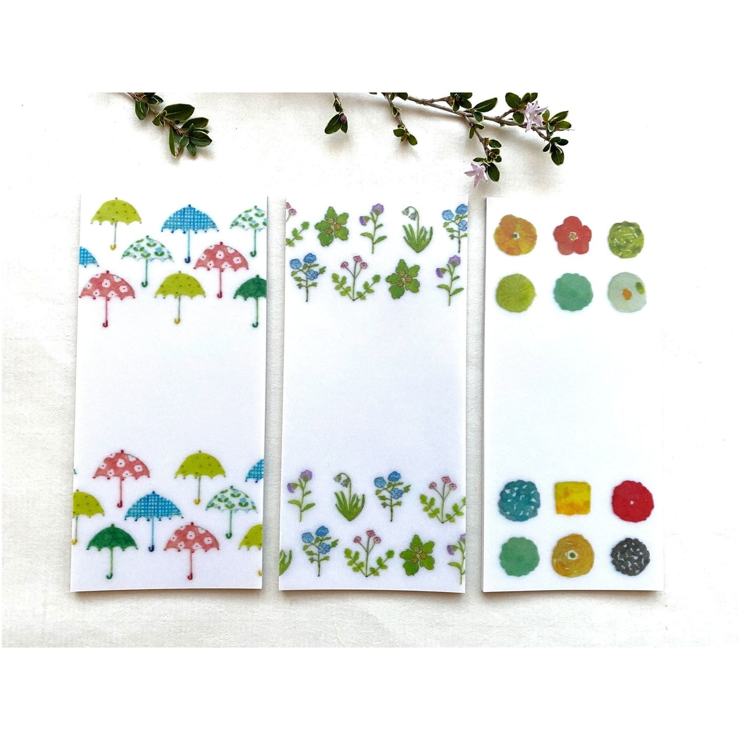 Seitousha Vellum Memo Pad - Confectionery Pattern