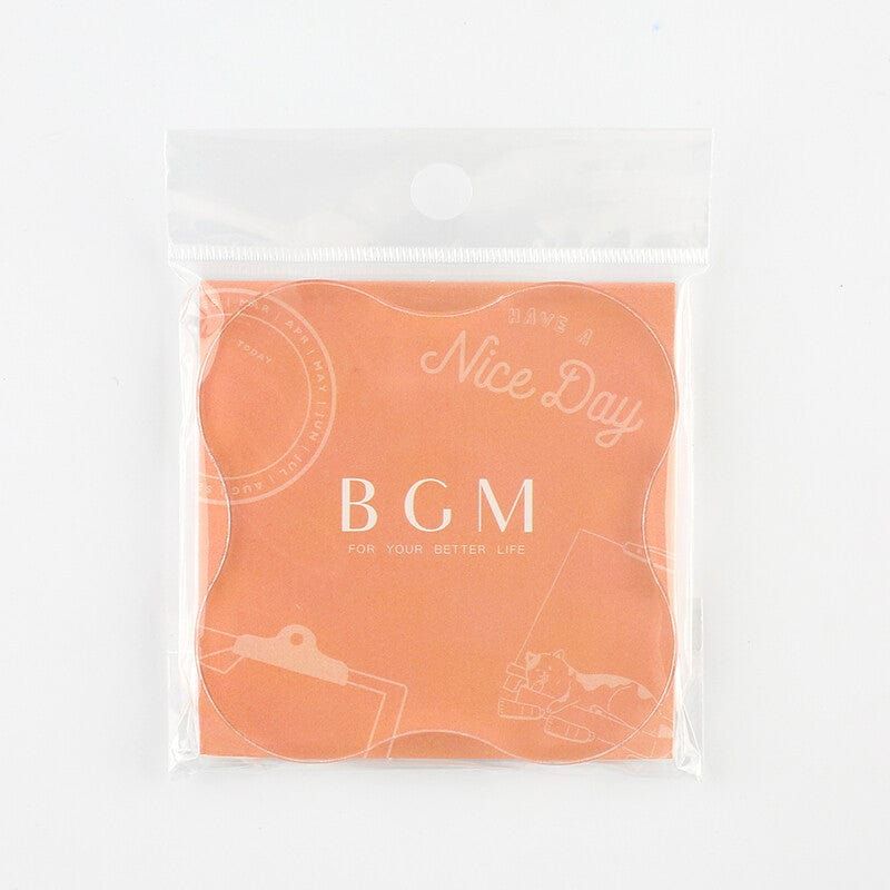 BGM Clear Stamp Acrylic Block - Large Flower Shape