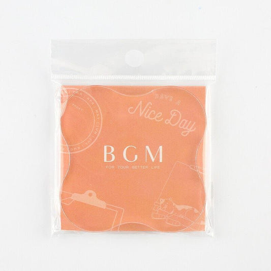 BGM Clear Stamp Acrylic Block - Large Flower Shape