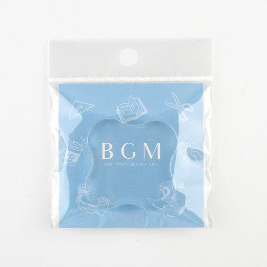 BGM Clear Stamp Acrylic Block - Small Flower Shape