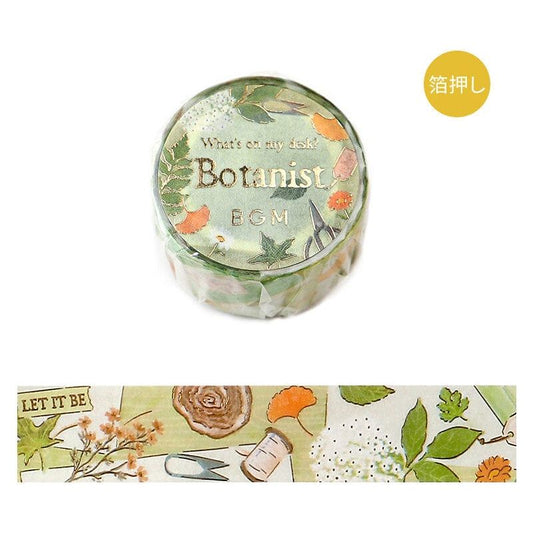 BGM What's On My Desk Collection Masking Tape - Botanist