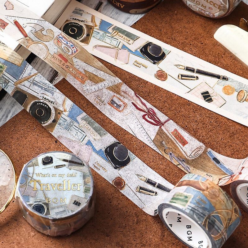 BGM What's On My Desk Collection Masking Tape - Traveller