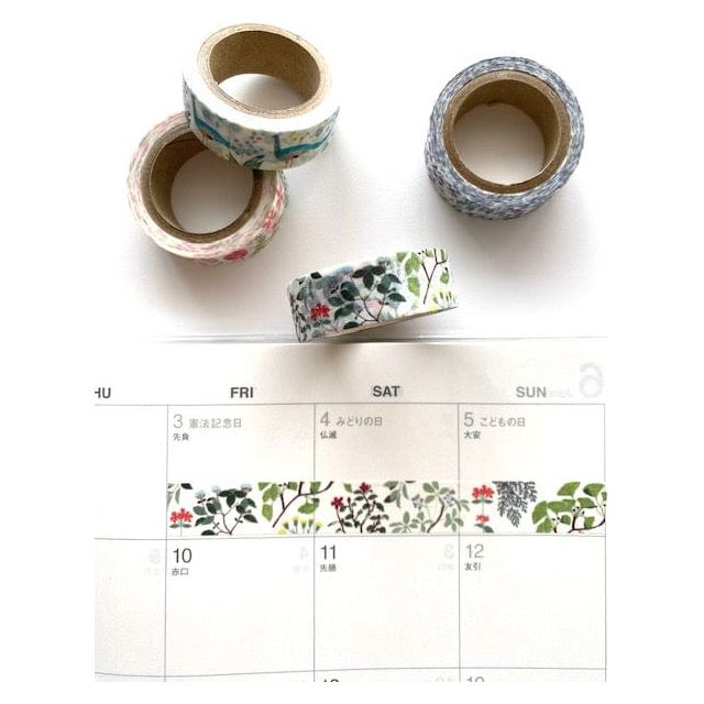 EL COMMUN Matoka Resfeber Washi Tape - Flora