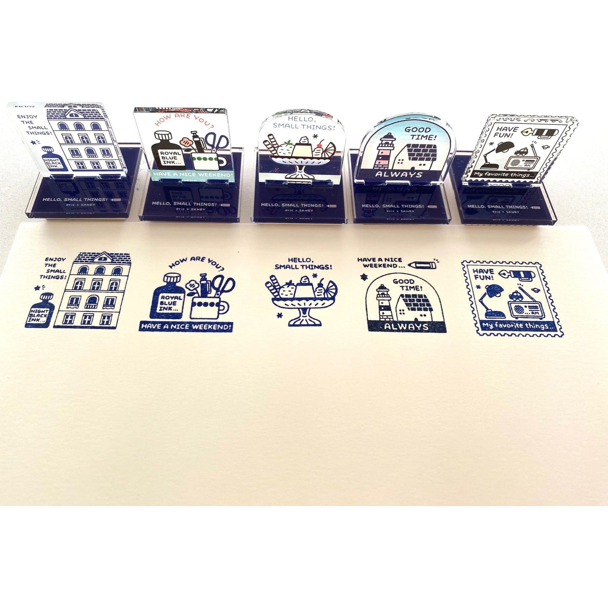 Eric Small Things Acrylic Stand Stamp - Town