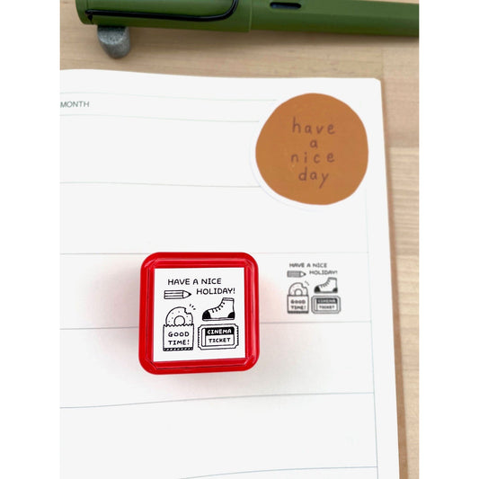 Eric Small Things Self Inking Stamp - Nice Holiday