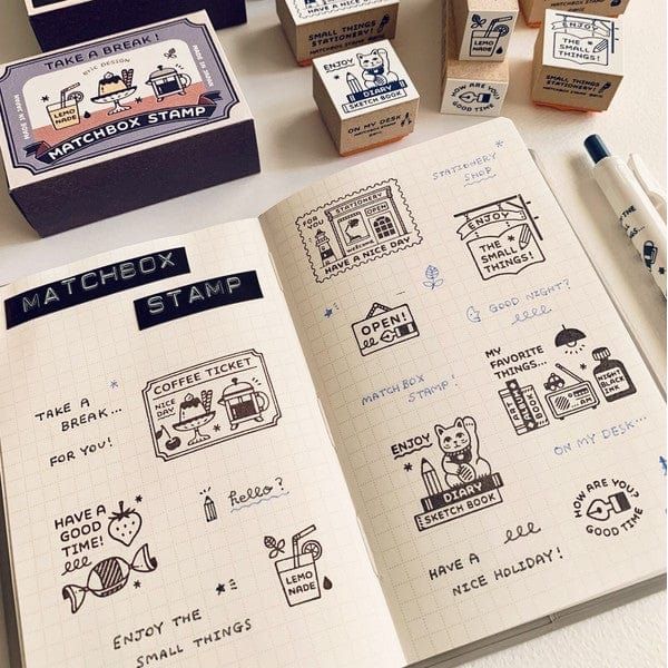 eric x SANBY Matchbox Stamp Set (3 Designs)