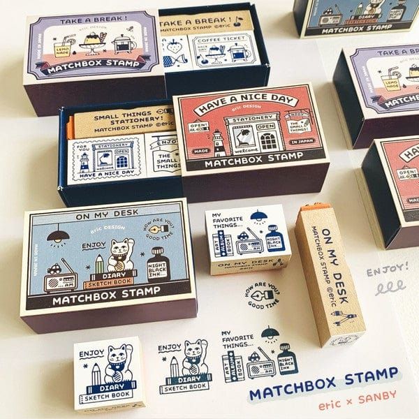 eric x SANBY Matchbox Stamp Set (3 Designs)