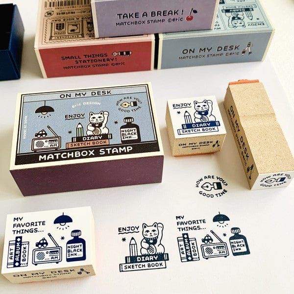 eric x SANBY Matchbox Stamp Set (3 Designs)