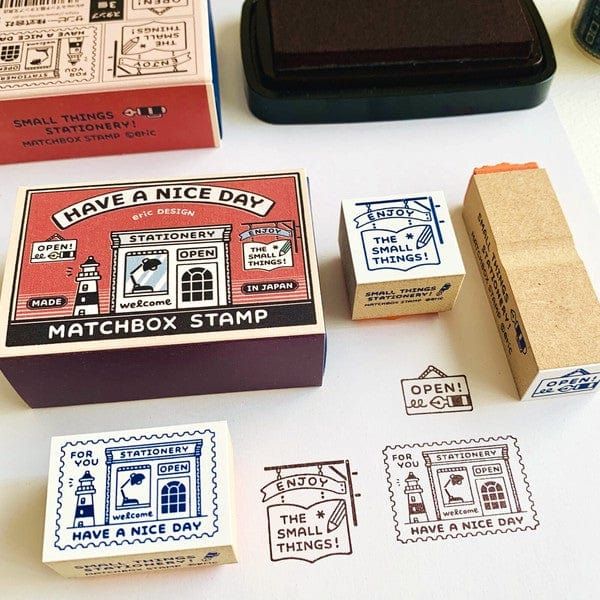 eric x SANBY Matchbox Stamp Set (3 Designs)