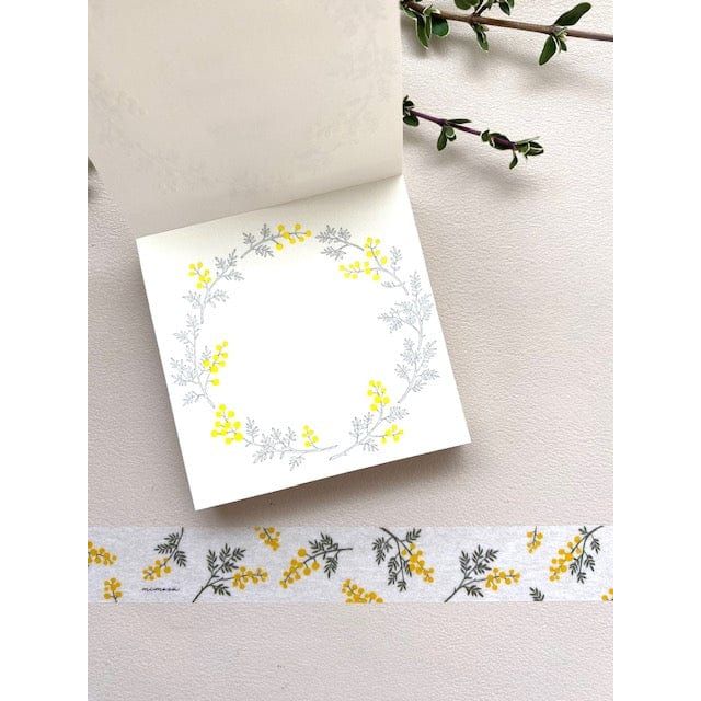 Hutte Paper Works Letterpress Memo Pad - Mimosa