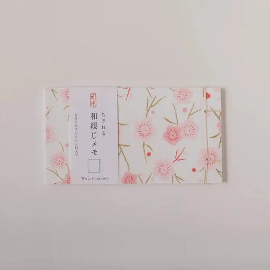 Japanese Hand-Bound Watoji Memo Pad – Yuzen #15