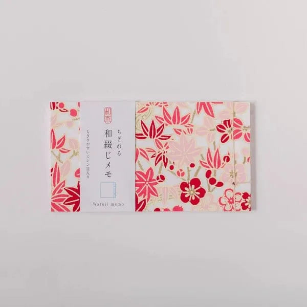 Japanese Hand-Bound Watoji Memo Pad – Yuzen #18