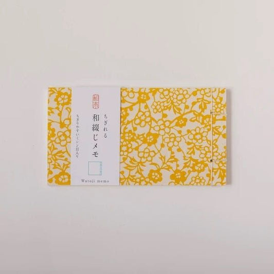 Japanese Hand-Bound Watoji Memo Pad – Yuzen #2