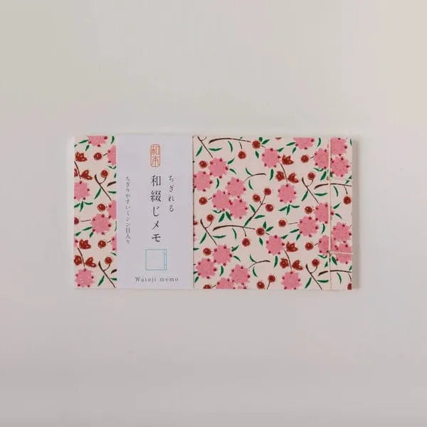 Japanese Hand-Bound Watoji Memo Pad – Yuzen #5