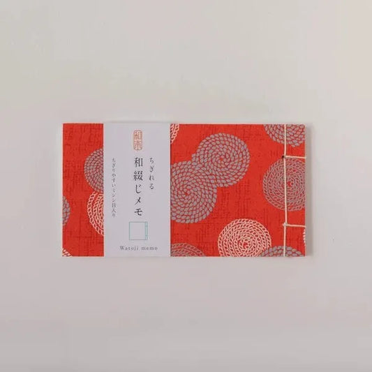 Japanese Hand-Bound Watoji Memo Pad – Yuzen #9