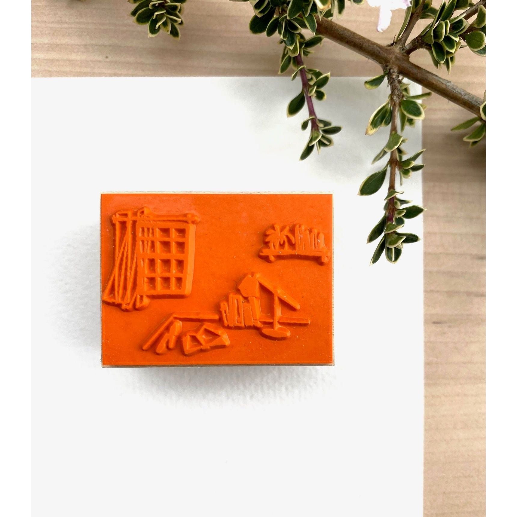 MA7stamp Rubber Stamp - Desk