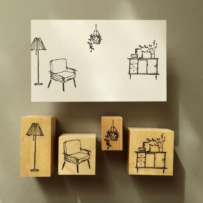 MA7stamp Rubber Stamp - Floor Light