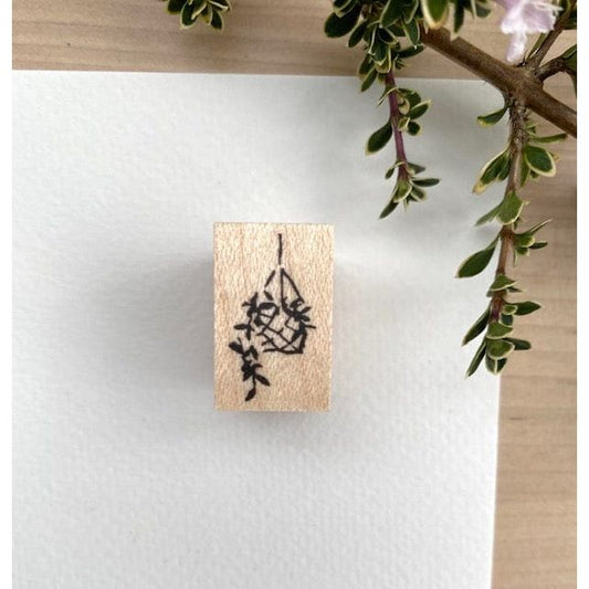 MA7stamp Rubber Stamp - Hanging Green