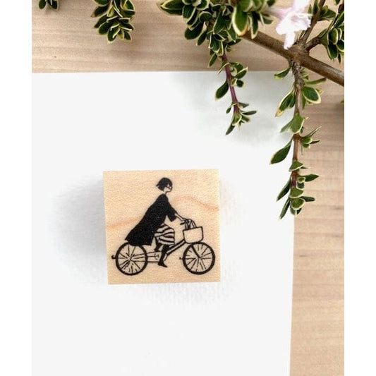 MA7stamp Rubber Stamp - Miss Fumiko Collection - Bicycle