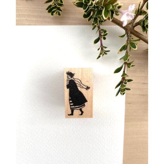 MA7stamp Rubber Stamp - Miss Fumiko - Windy