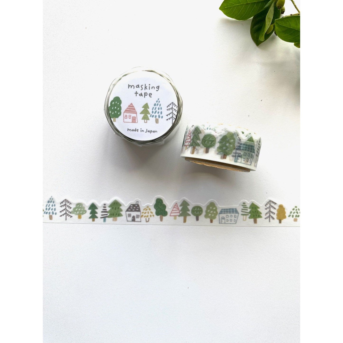 Mind Wave Die-cut Masking Tape - Forest