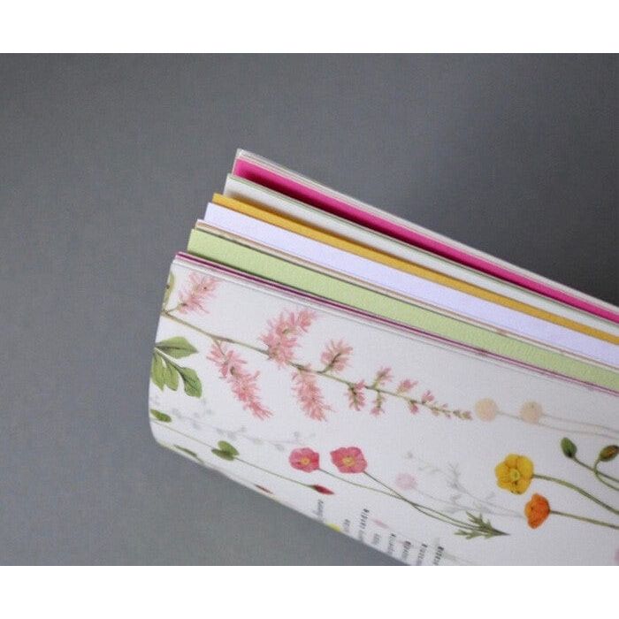 Mocolier Flowelltea Series Slim Notebook - Bright Flowers