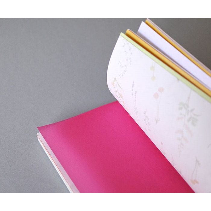 Mocolier Flowelltea Series Slim Notebook - Bright Flowers