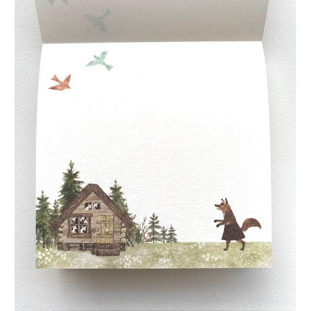 NB Co. Nuku Fable Series Memo Pad - The Wolf and The Seven Little Kids